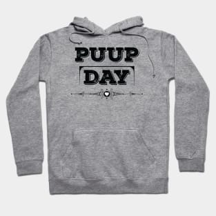 National Puppy Day Black Hoodie